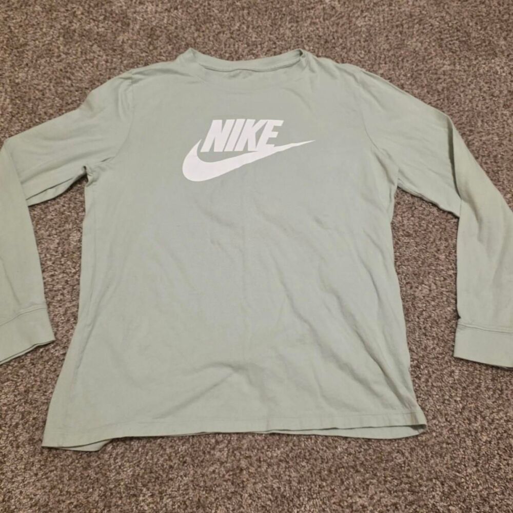Nike Women's Green and Blue Shirt